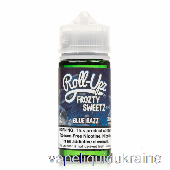 Vape Ukraine Blue Raspberry ICE - Juice Roll-Upz E-Liquid - 100mL 0mg